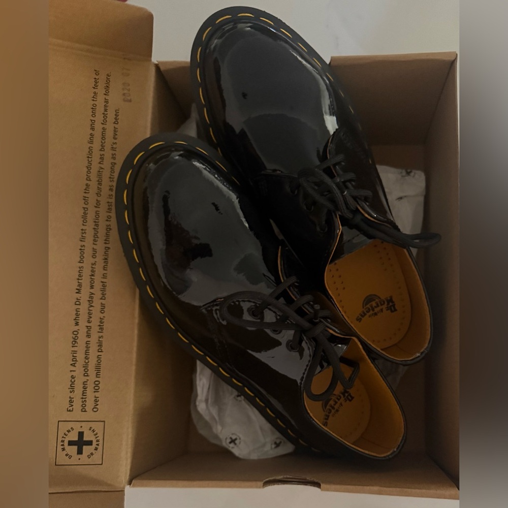 Dr. Martens Shiny Black Oxfords